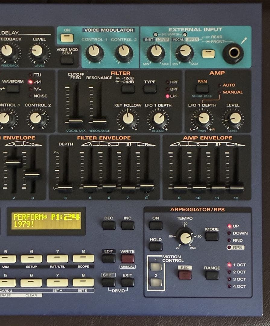 k*a様 Roland JP-8080 アナログモデリングシンセサイザー 完動品