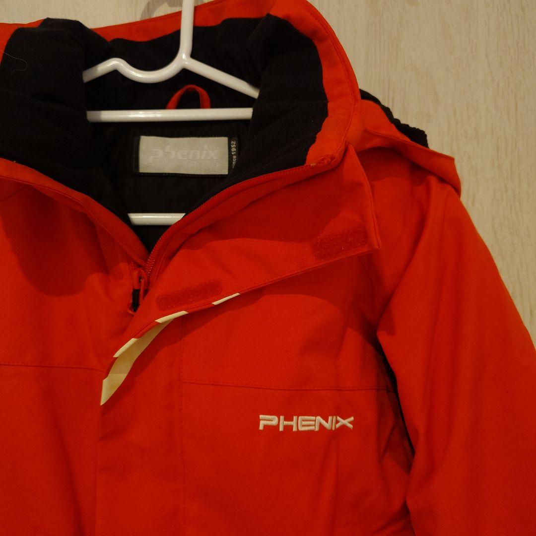 PHENIX キッズ　スノーボードウェア上下セット 赤 150