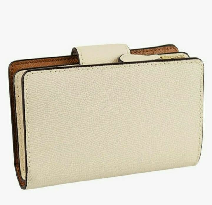 coach　レザー 折り財布 オフホワイト