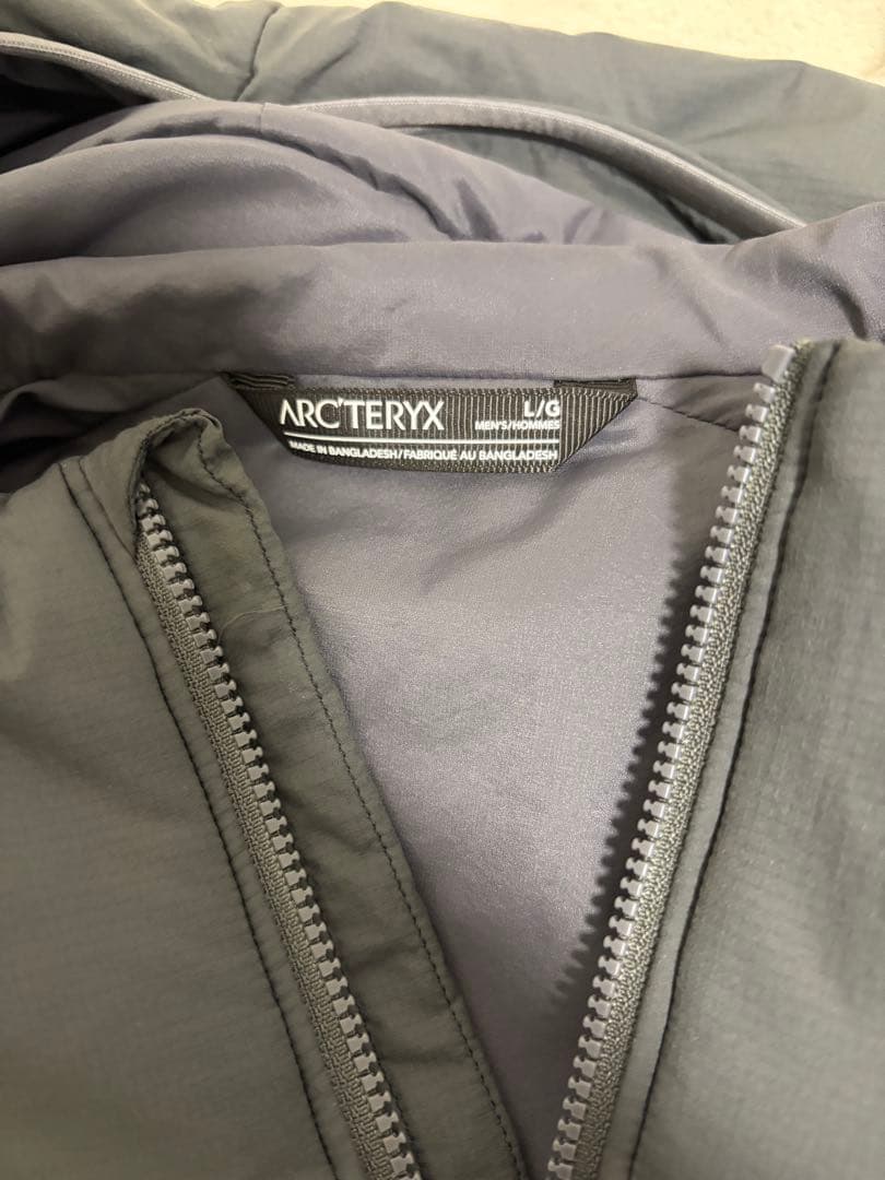 ARC'TERYX ATOM LT HOODY アトム LT フーディ　グレー