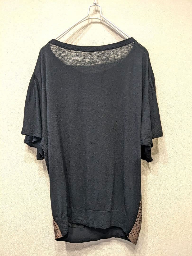 GALLIANO (ガリアーノ) オフショルダー グラフィックTシャツ 半袖