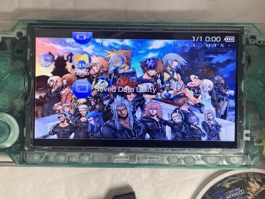 PSP 2000 すぐ遊べるセット【美品・カスタム】スケルトン　グリーン