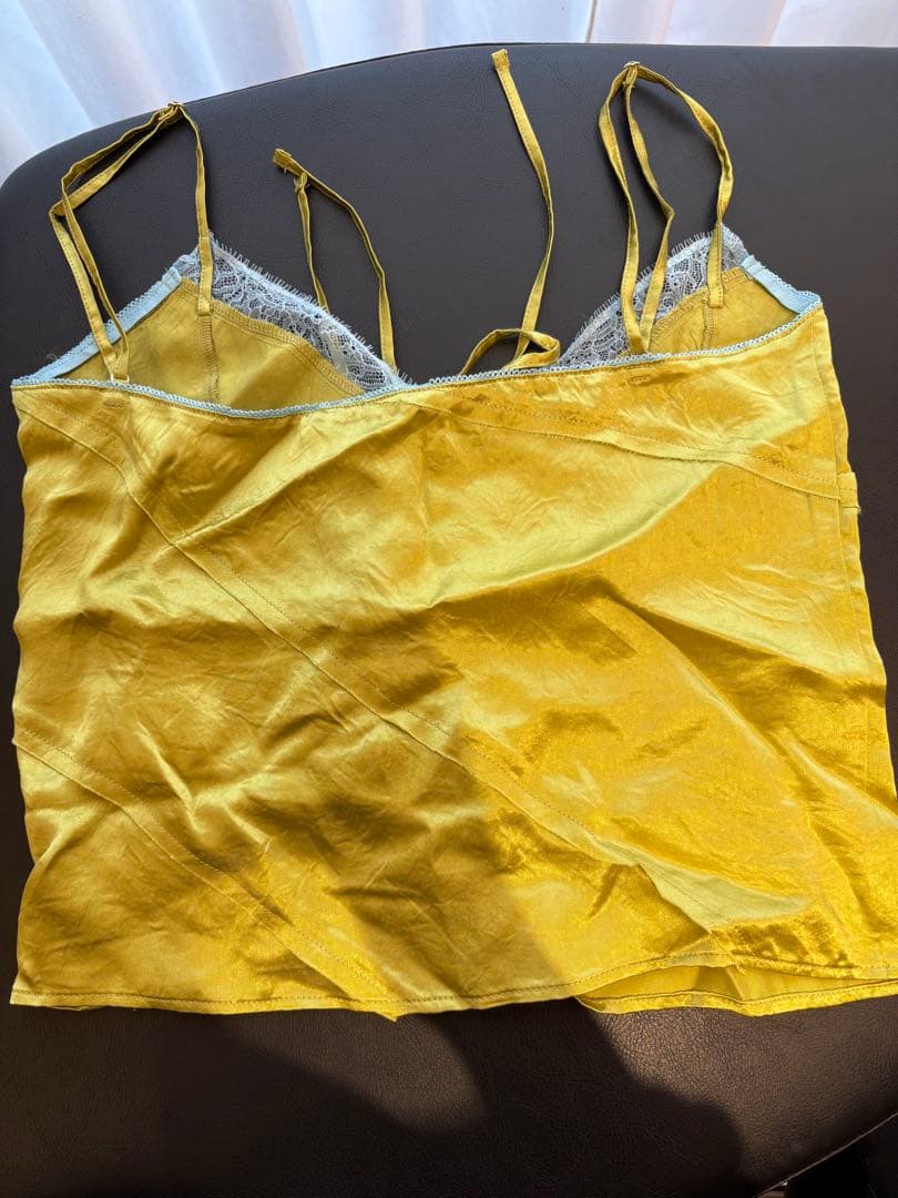 Lace Docking Satin Camisole メゾンスペシャル