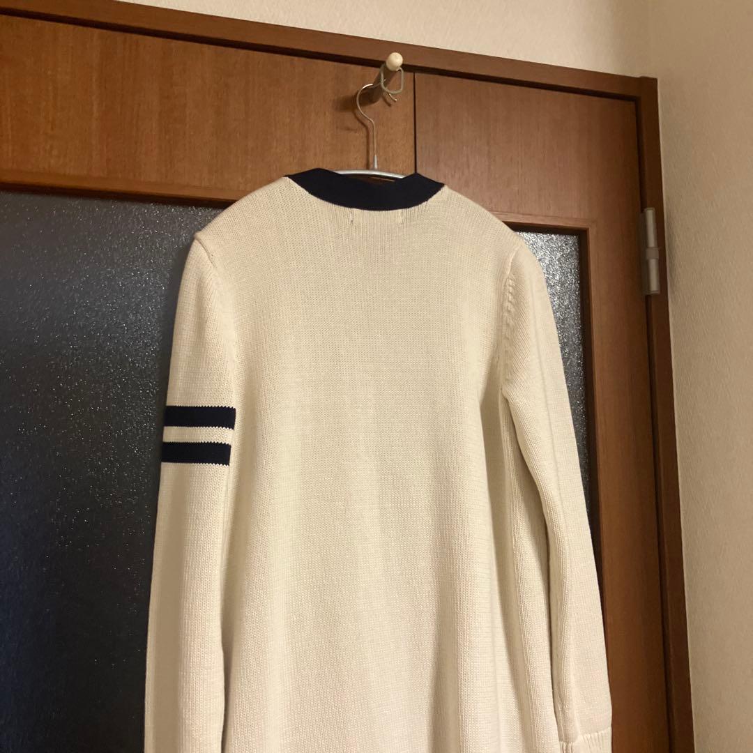 ローレン ラルフローレン　アイボリー ニットカーディガン Mサイズ