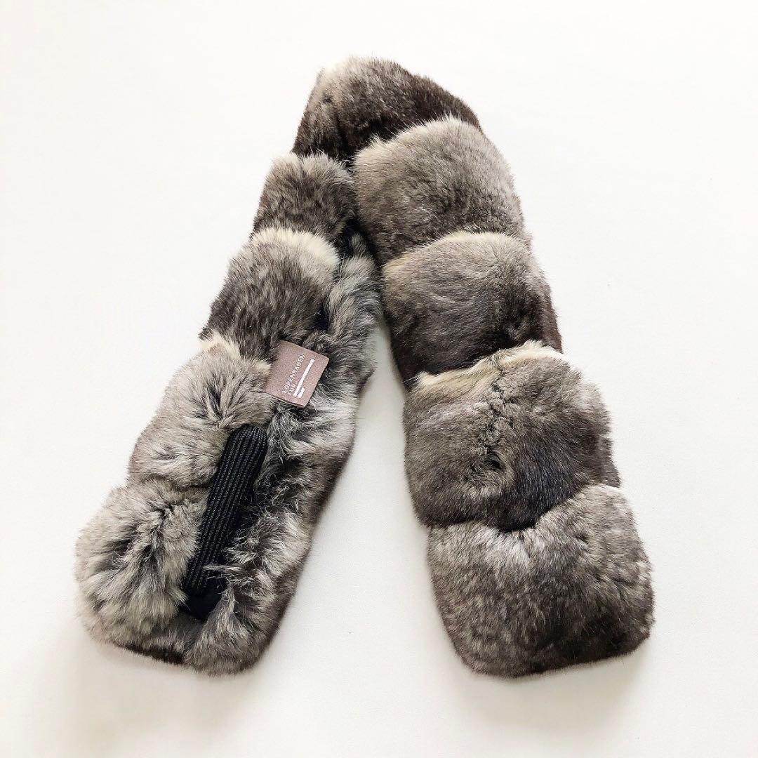 【美品】コペンハーゲンファー チンチラマフラー 毛皮 リアルファー 最高級