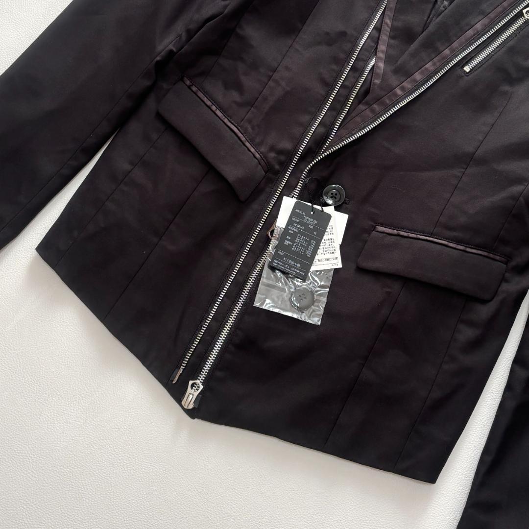 新品 CIVARIZE テーラードジャケット ダブルジップ ライダース 46 黒