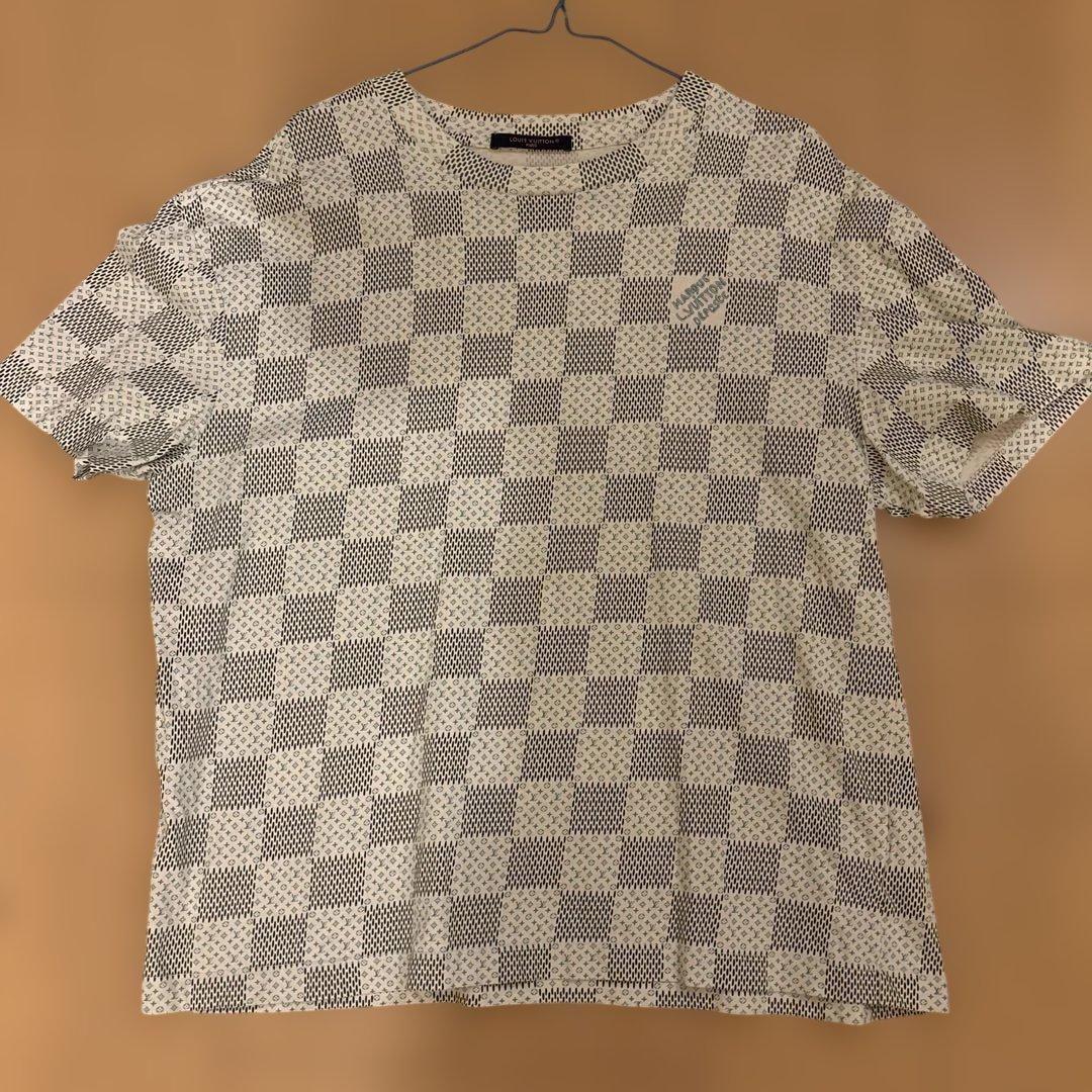 LOUIS VUTTON ダミエニットクルーネックTシャツ ほぼ未使用
