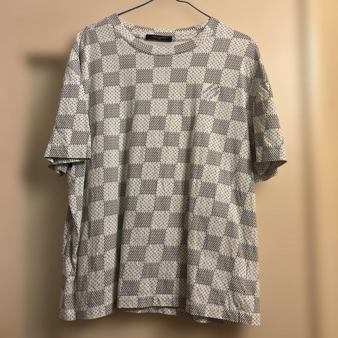 LOUIS VUTTON ダミエニットクルーネックTシャツ ほぼ未使用
