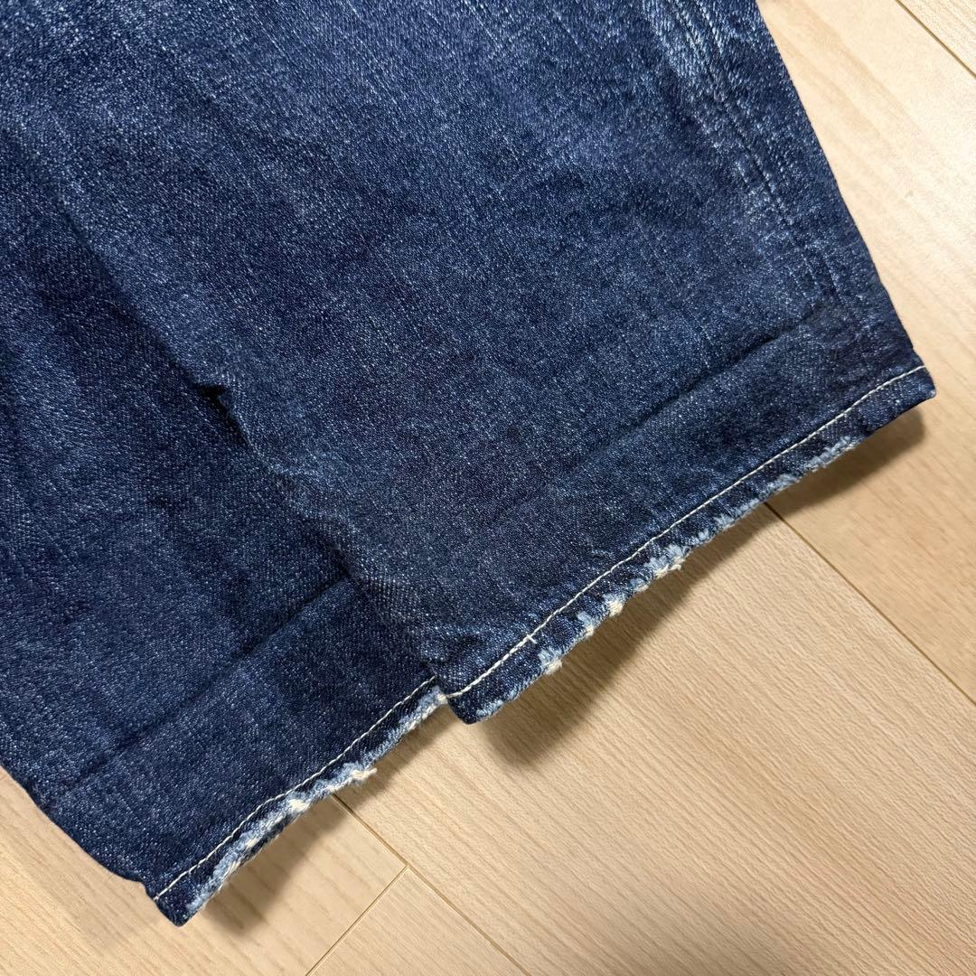 ジャーナルスタンダードラックス オリジナル ダメージ テーパード デニム