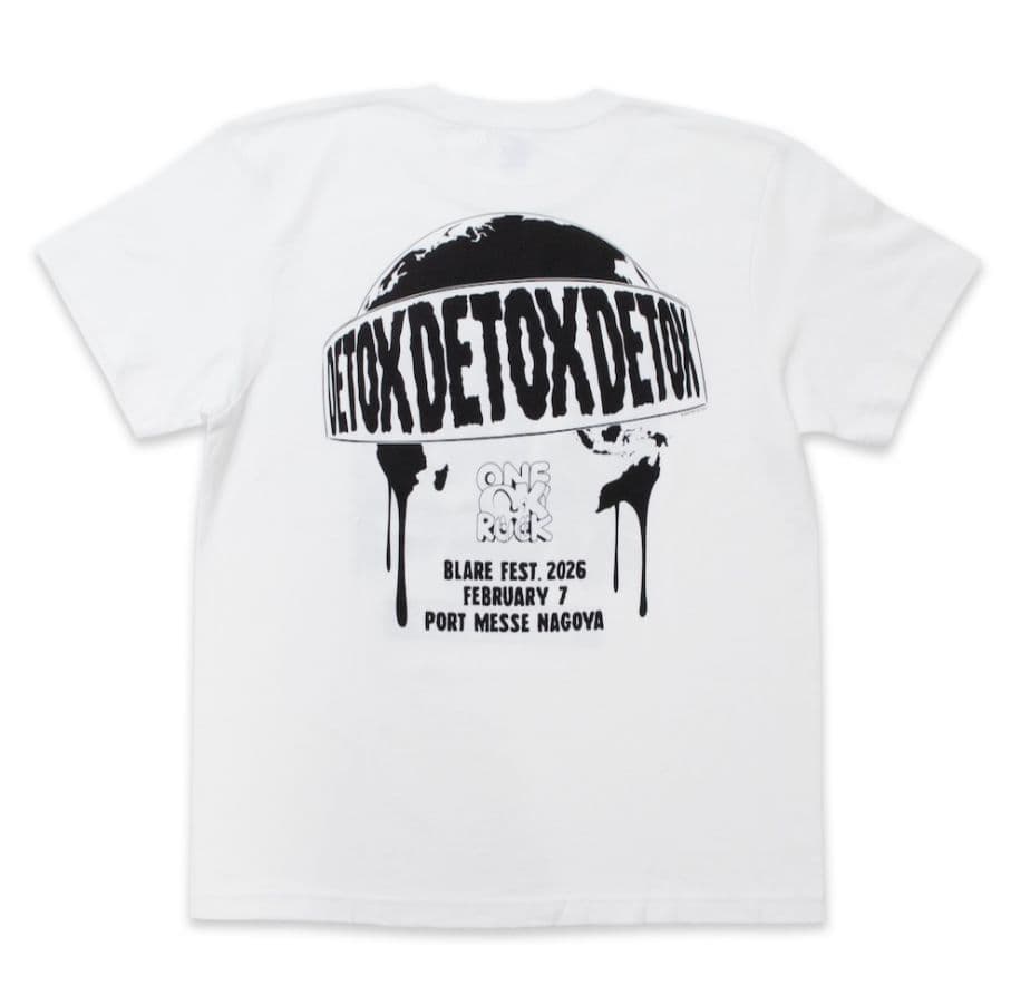 【新品】ONE OK ROCK Tシャツ ホワイトBLARE FEST 【XL】