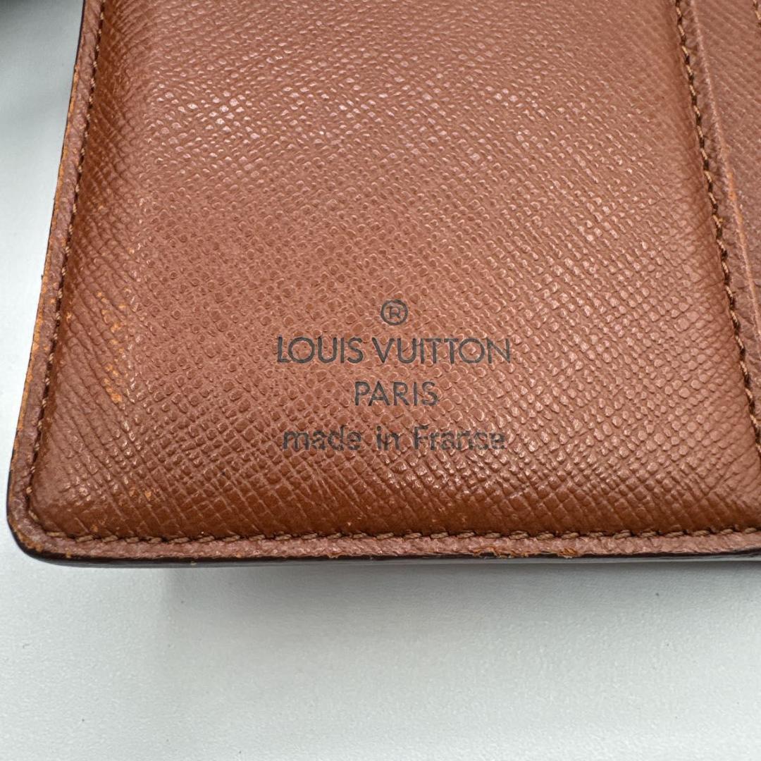 ルイヴィトン モノグラム ポルトモネ・ビエ・ヴィエノワ がま口財布 二つ折り
