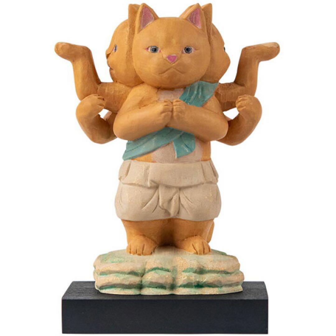 A1050 MORITA 仏屋さかい 猫buddha 阿修羅 1体
