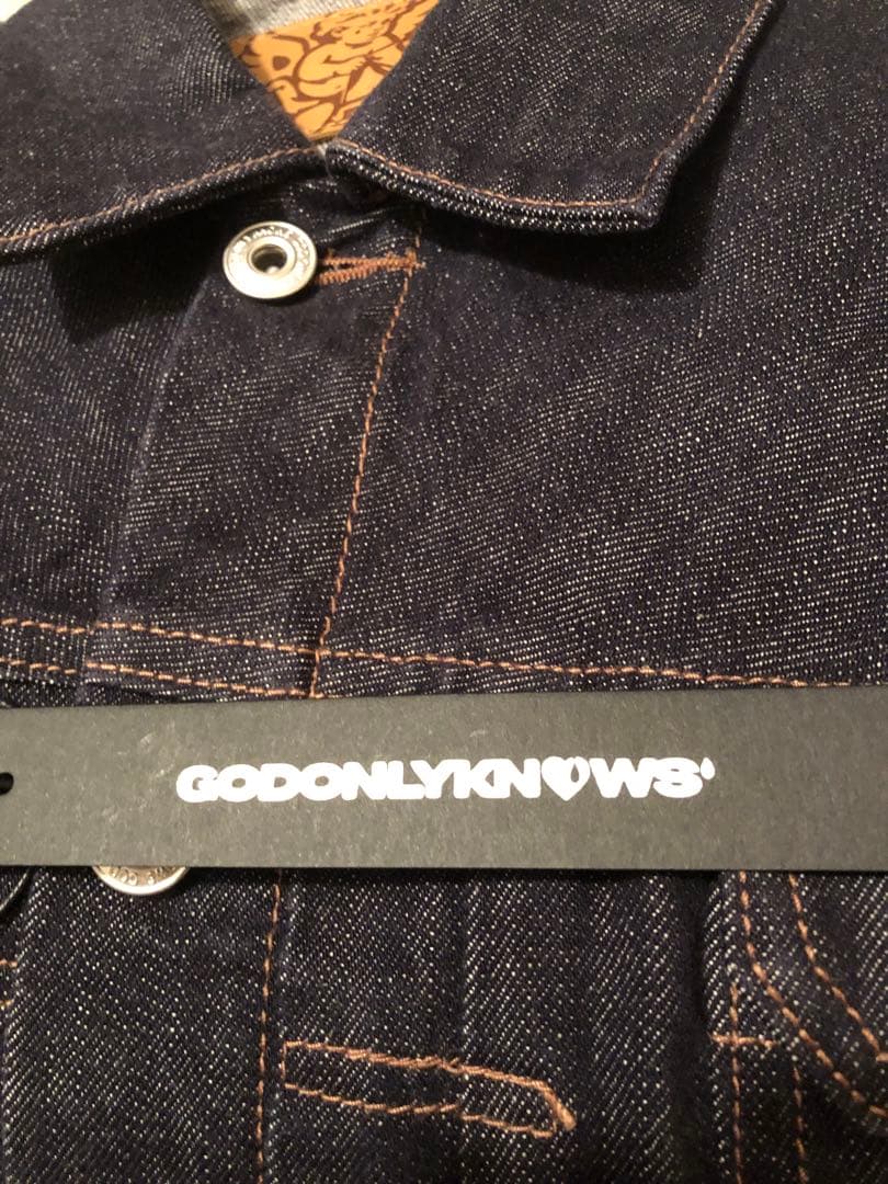 ミュージシャン GOD ONLY KNOWS DENIM JACKET