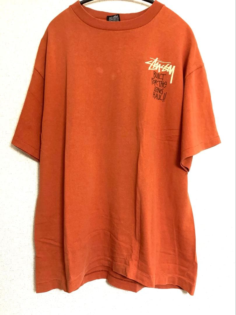 old stussy 黒タグ　80's 希少ハーレー　Tシャツ