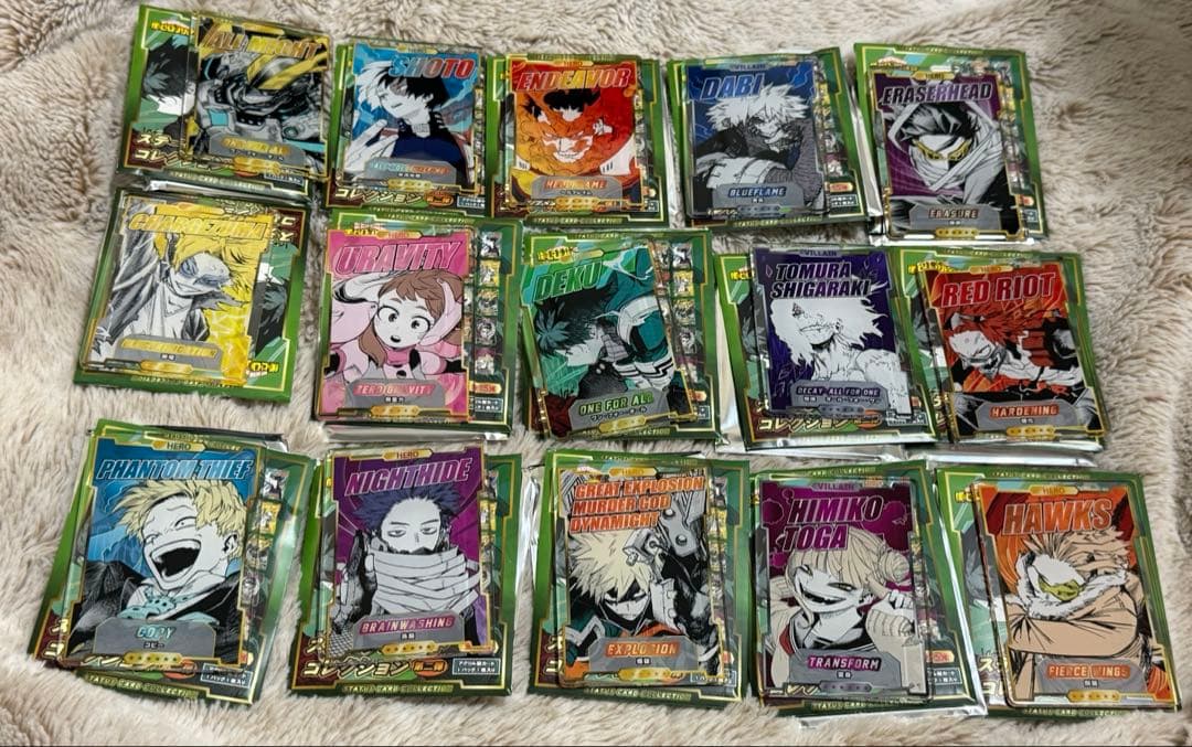 僕のヒーロアカデミア　ステータス　カード　コレクション　第二弾　コンプリート