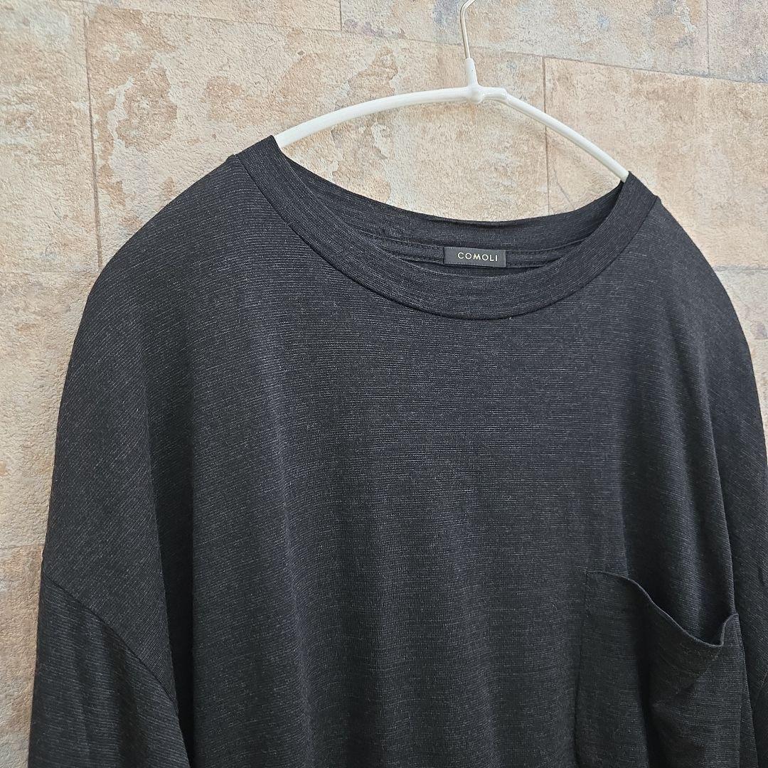 COMOLI 24SS サマーウール半袖Tシャツ 3