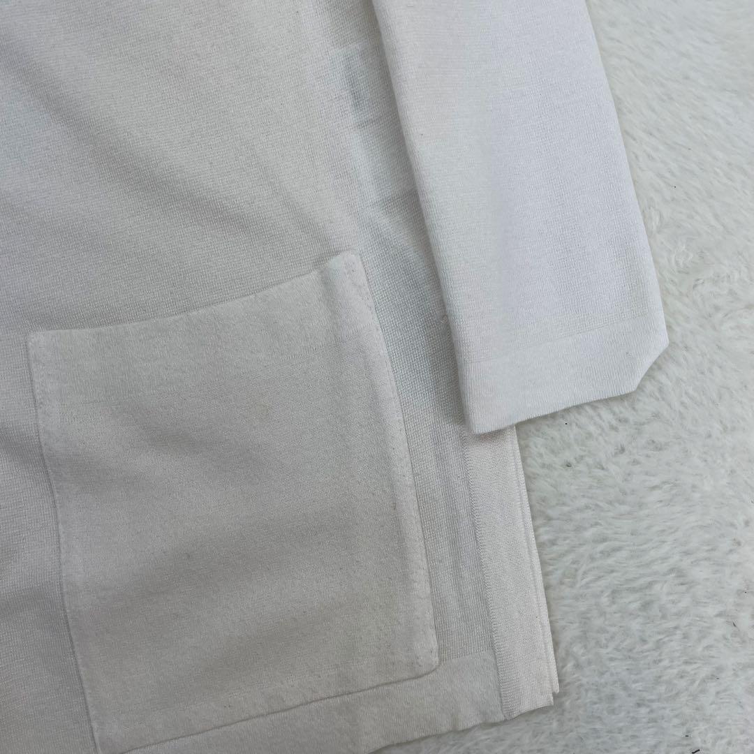vintage Yves Saint Laurent ホワイトカーディガン