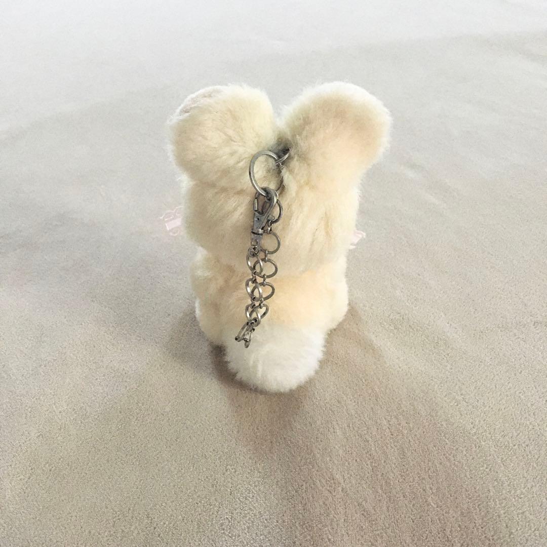 ハンドメイド ユヅチヨさん うさぎぬいぐるみバッグチャーム