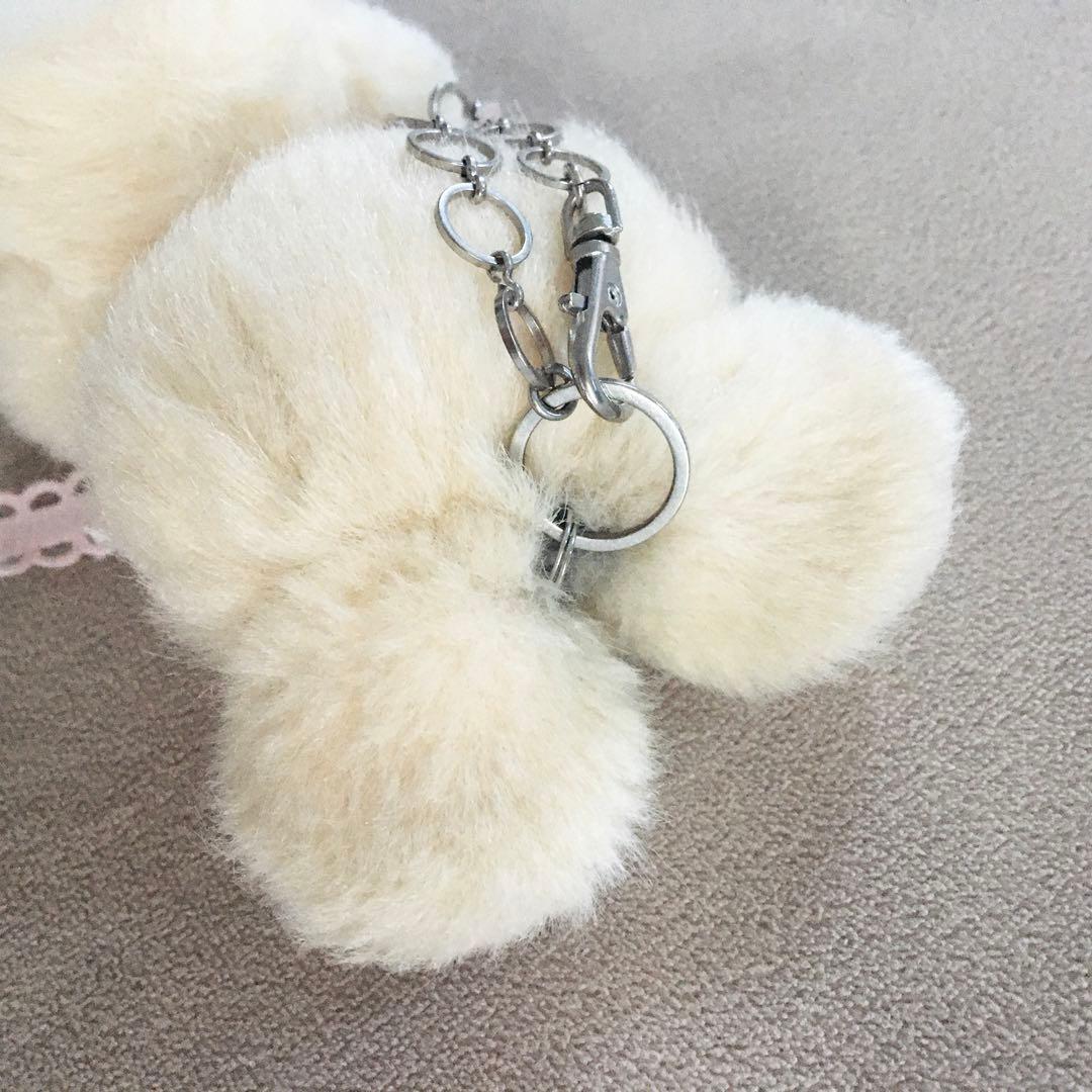 ハンドメイド ユヅチヨさん うさぎぬいぐるみバッグチャーム