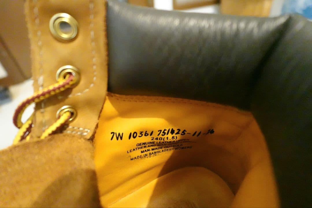 Timberland 6インチブーツ US7W 24cm レディース