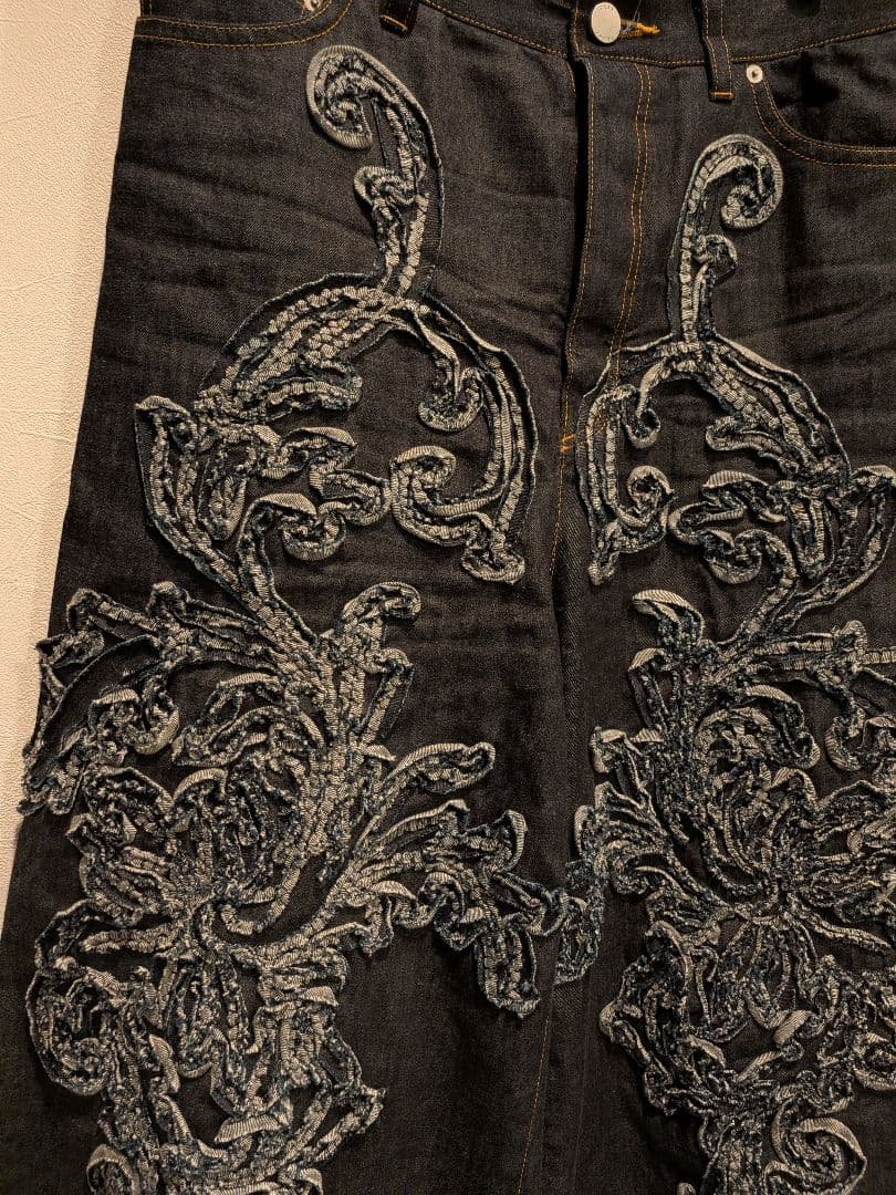 25SS TAAKK エンブロイダリー デニムパンツ 1 ターク