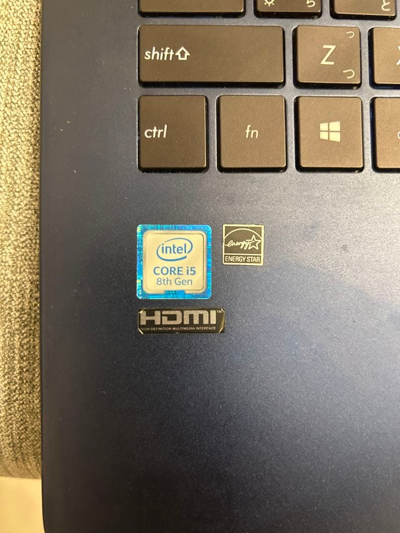 ASUS UX430U ノートPC 本体 + ACアダプター