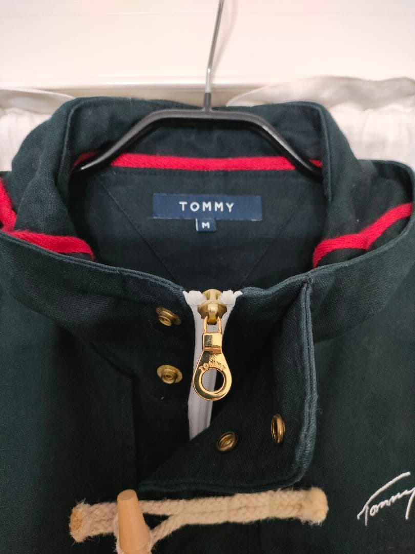 超美品☆ トミーヒルフィガーダッフルコートＭ黒　上品