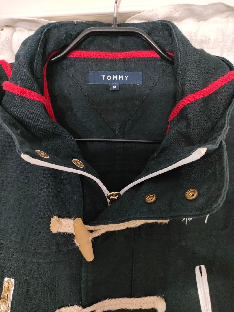 超美品☆ トミーヒルフィガーダッフルコートＭ黒　上品