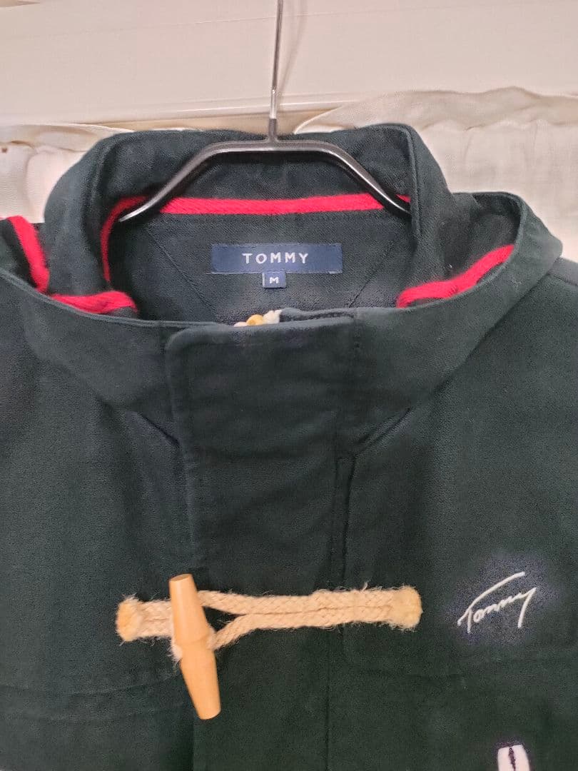 超美品☆ トミーヒルフィガーダッフルコートＭ黒　上品
