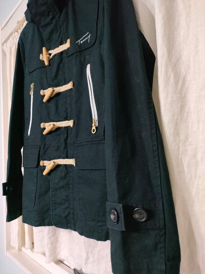 超美品☆ トミーヒルフィガーダッフルコートＭ黒　上品