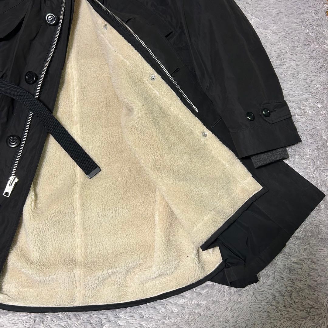 schott ショット　モッズコート　ナイロンミリタリーコート　ライナー付き　L