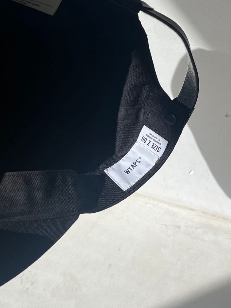 【新品未使用】WTAPS 黒 ロゴ入り キャップ　T-5シリーズ