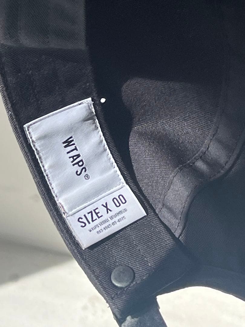 【新品未使用】WTAPS 黒 ロゴ入り キャップ　T-5シリーズ