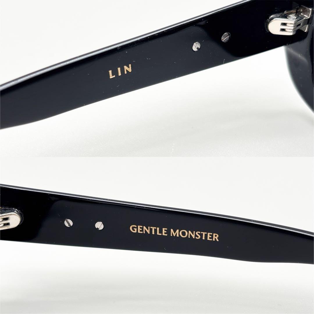 Gentle Monster LIN サングラス 韓国 ブラック 光沢 韓流