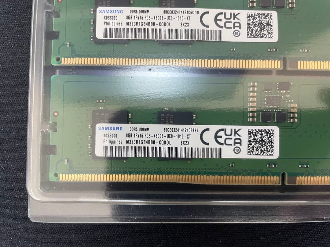 SAMSUNG メモリ DDR5 4800MHz 8GB×2枚 16GB