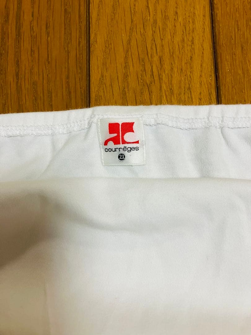 希少　美品　クレージュ　Courreges ロゴ　M ビスチェ　キャミソール