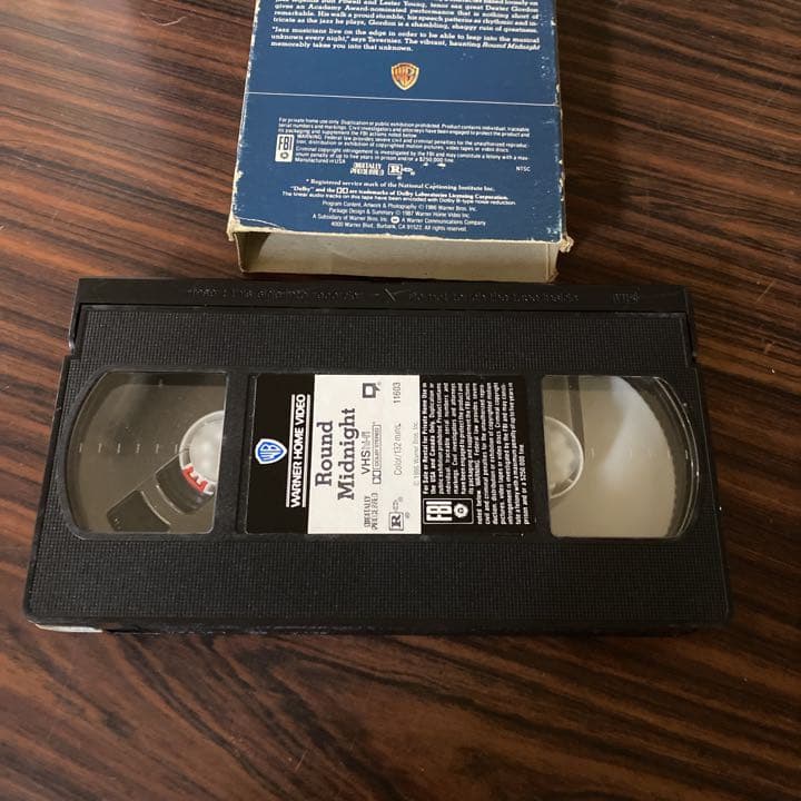 VHSビデオ　映画　ROUND MIDNIGHT ラウンド・ミッドナイト