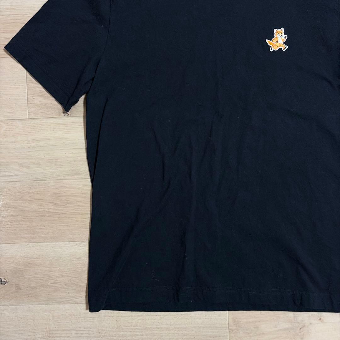 MAISON KITSUNE メゾンキツネ ロゴTシャツ ブラック S