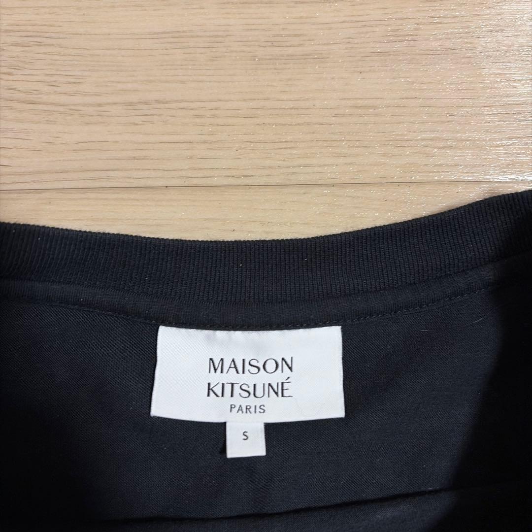 MAISON KITSUNE メゾンキツネ ロゴTシャツ ブラック S