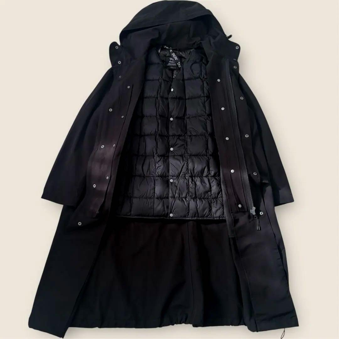 美品TAION×collex モッズコート ダウンライナー付 ブラック 3WAY