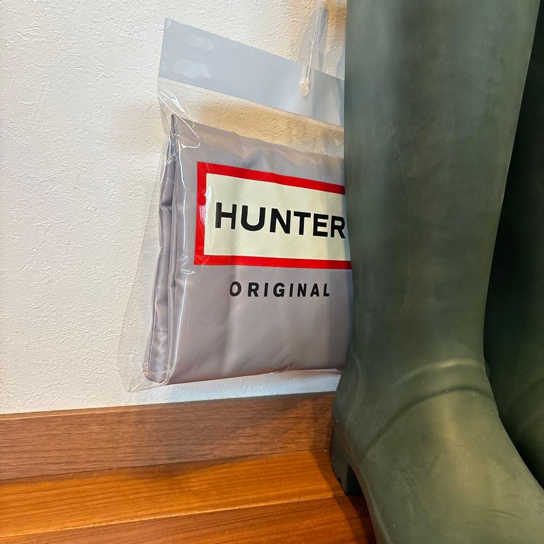 HUNTER レインロングブーツ　US7/UK5 / EU38/23.5〜24㎝