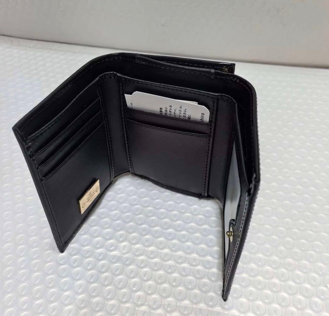 ブラック ヴィヴィアン 三つ折り財布·336953