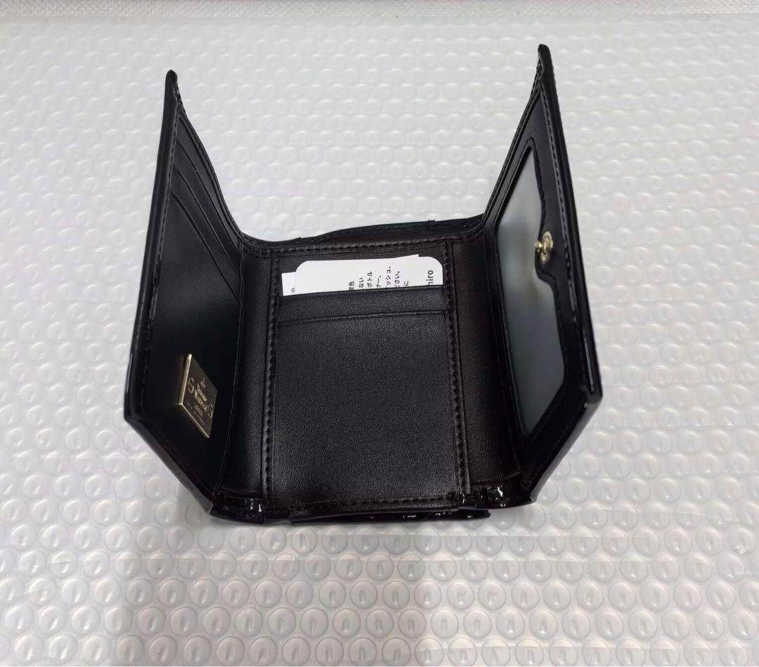 ブラック ヴィヴィアン 三つ折り財布·336953
