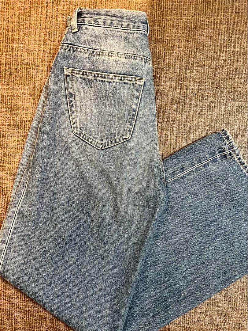 MOUSSY CROSS WAIST WIDE STRAIGHT サイズ0