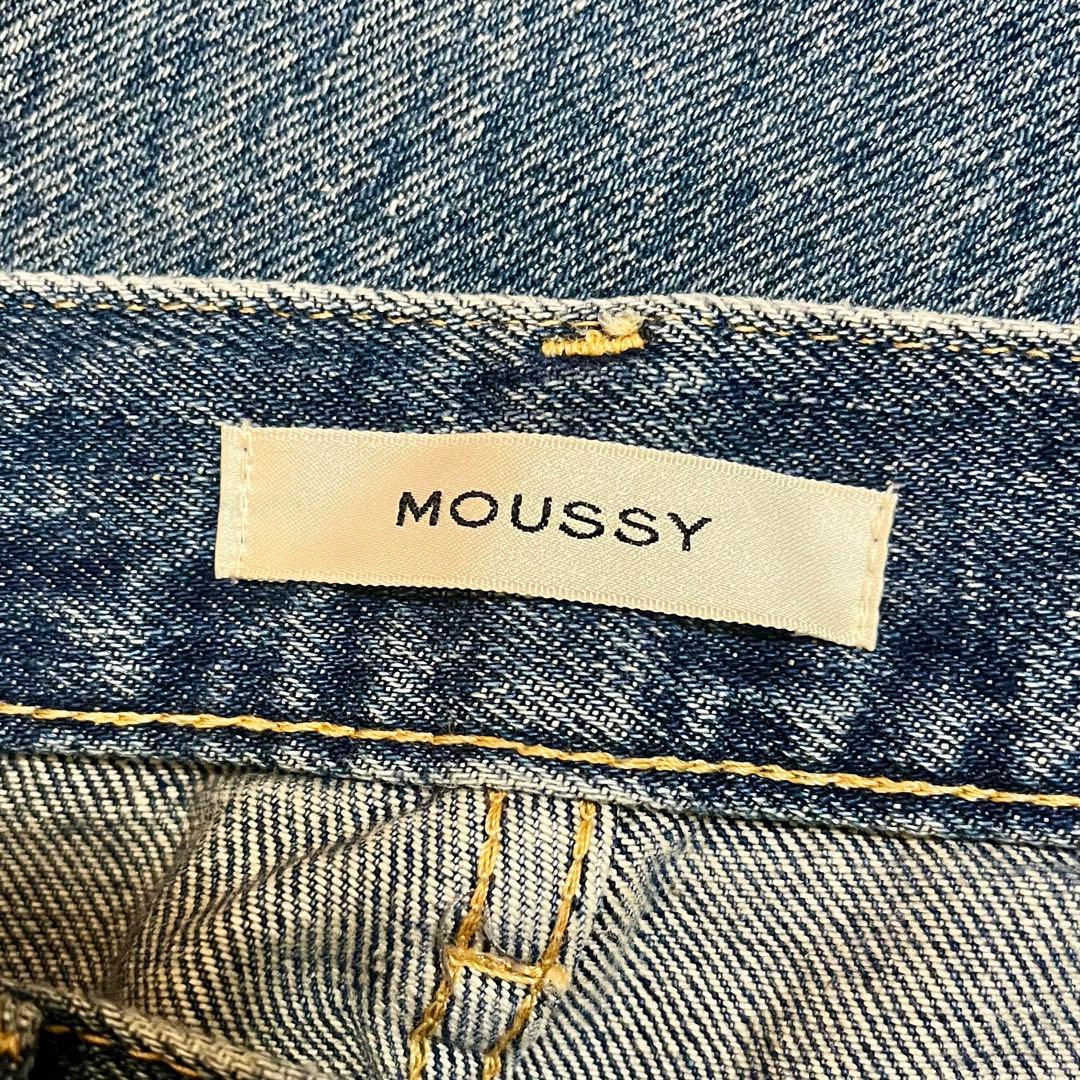 MOUSSY CROSS WAIST WIDE STRAIGHT サイズ0