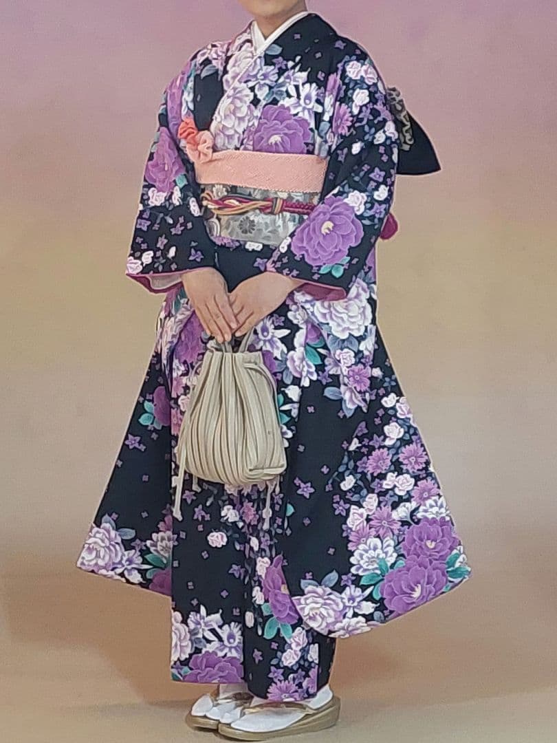 洗える振袖 ６点セット ＋下駄！ 成人式に！！