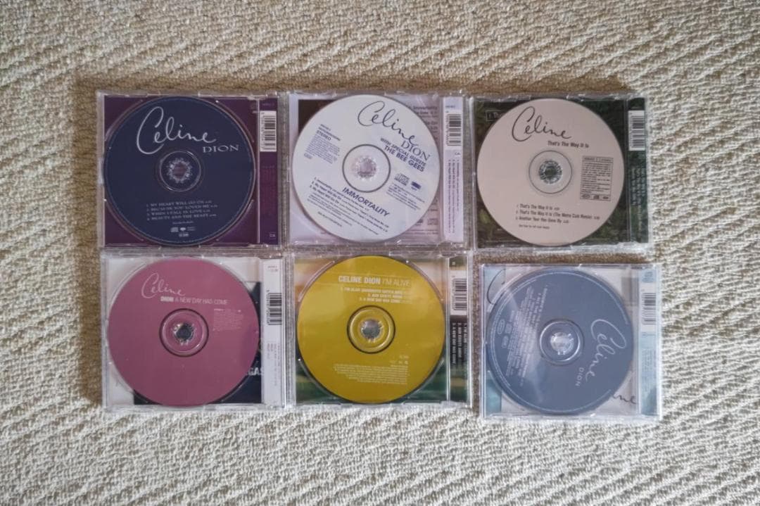 セリーヌ・ディオン／ＭＡＸＩ　ＣＤ　ＳＩＮＧＬＥ　１２枚セット（輸入盤）②