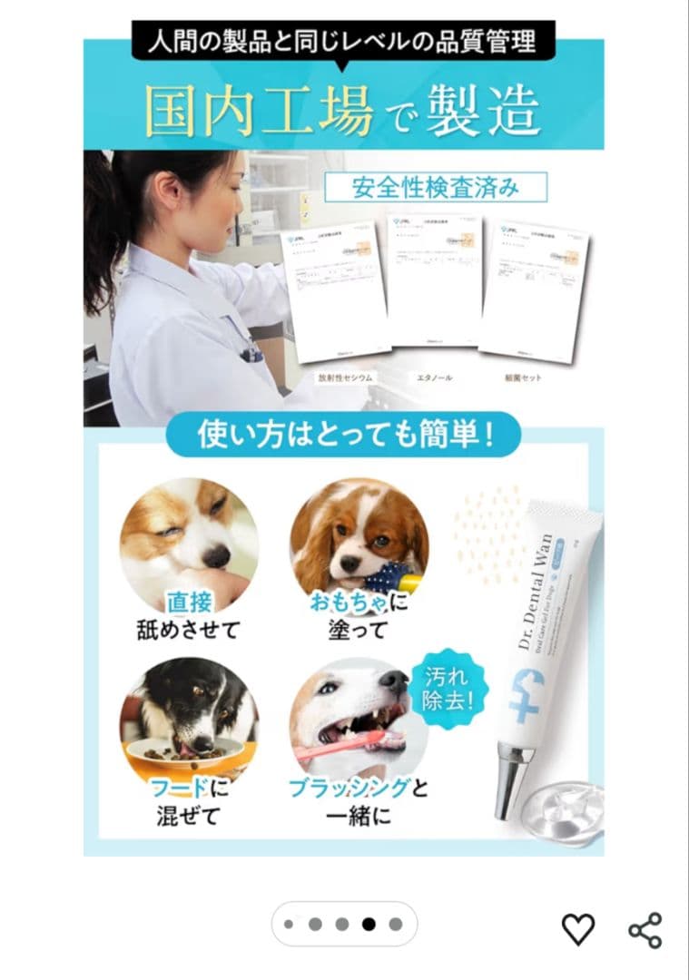 Dr. Dental Wan ビーフ味 口腔ジェル 30g 2本