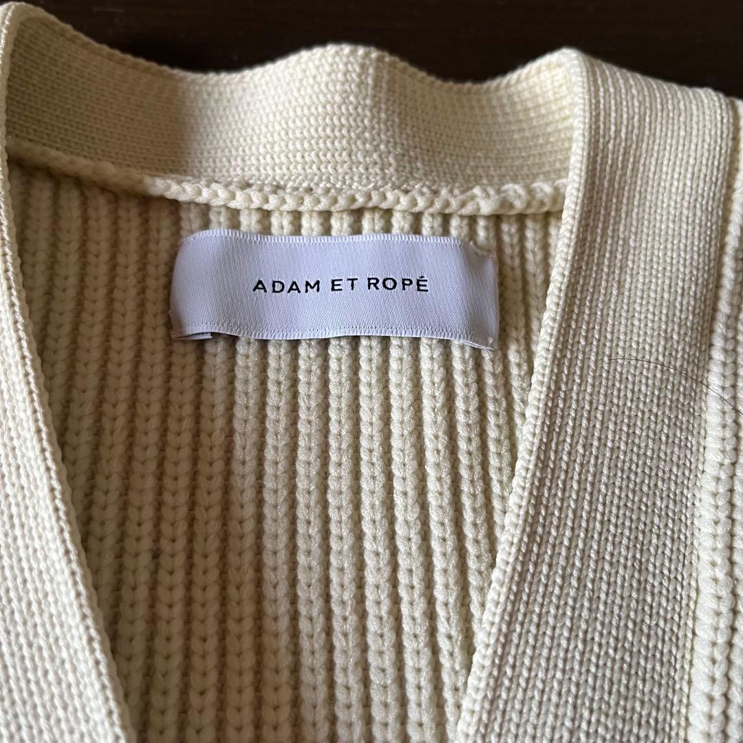 ADAM ET ROPE' FEMME　アダムエロペ　ラインニットカーディガン