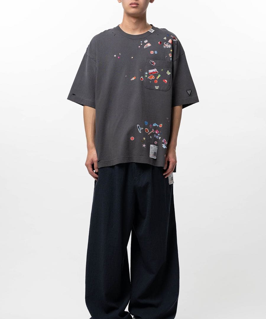 【Size44】Kids Sticker Printed Tシャツ